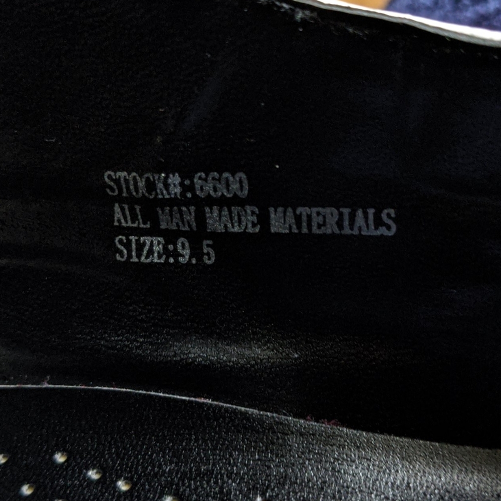 Men's black and white Oxford shoes - Picture 6 of 6